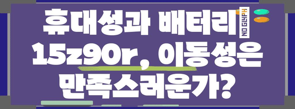 실제 사용자 후기 | 15z90r 노트북 성능 분석