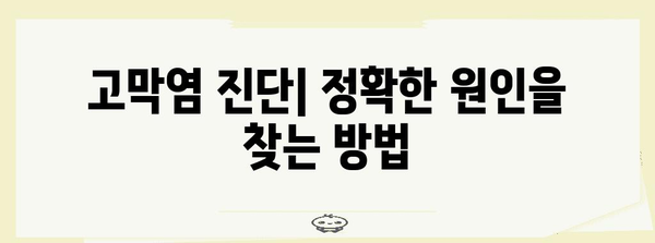 고막염 | 증상, 진단, 치료 전문가 가이드