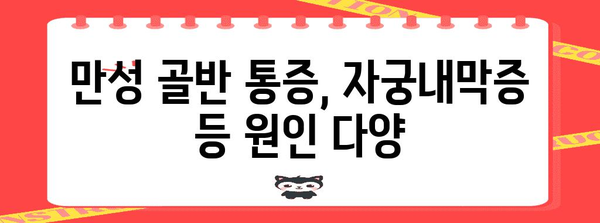 오른쪽 아랫배 통증이 암시하는 여성 질병