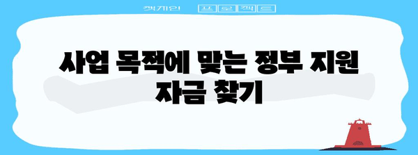 정부 지원 활용하기 | 소상공인을 위한 자금 옵션