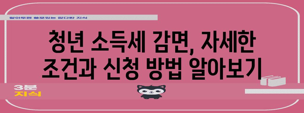 연말정산 중소기업 청년 소득세 감면 혜택 완벽 가이드 | 소득세 감면, 세금 절세, 연말정산, 중소기업, 청년