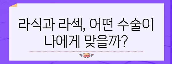 라식 대비 라섹 | 완전한 비교 가이드
