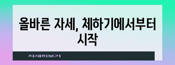 건강한 자세 유지 가이드 | 체하기 자세에서부터 손지압까지