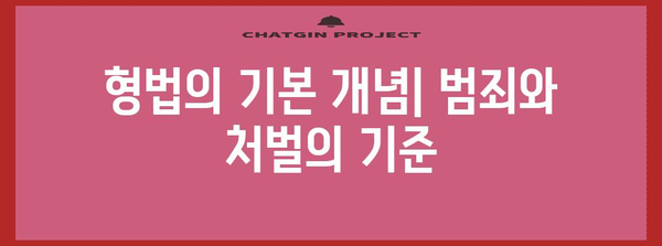 형법 개론| 핵심 개념과 용어 정리 | 법률, 범죄, 처벌, 형사법