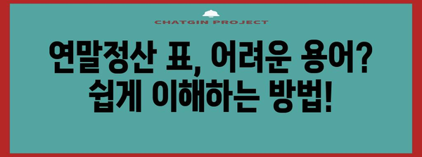 연말정산 표, 이제 헷갈리지 않아요! 쉽고 빠르게 이해하는 완벽 가이드 | 연말정산, 소득공제, 세금 환급, 표 분석