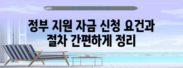 정부 지원 활용하기 | 소상공인을 위한 자금 옵션