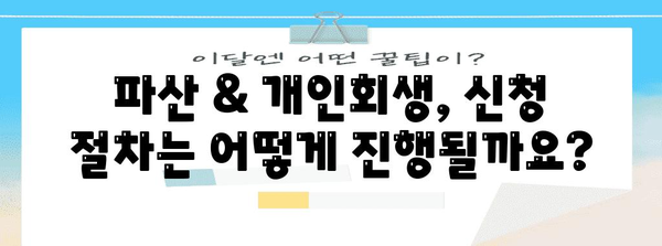 파산 & 개인회생, 궁금한 모든 것을 한번에! | 파산, 개인회생, 신청 자격, 절차, 비용, 성공률