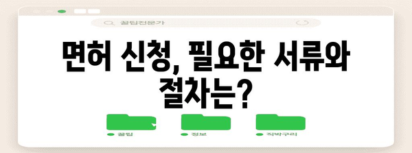 면허 신청을 위한 필수 가이드