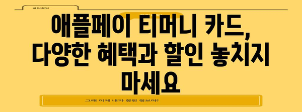 애플페이 티머니 교통카드 완벽 유익 | 등록부터 사용법까지