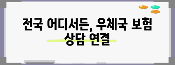 우체국 보험 고객센터 연락처 | 지역별 정보 총집합