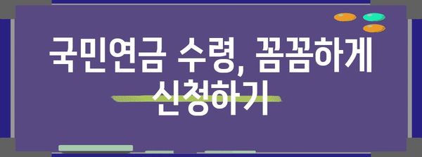 국민연금 | 수령 방법 6가지
