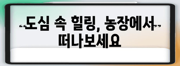 가족과 친구와 함께 즐기는 추천 농장 과일 따기 체험