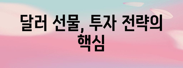 미국 환율 전망 및 달러 투자 전략 | 통화 가치 및 선물