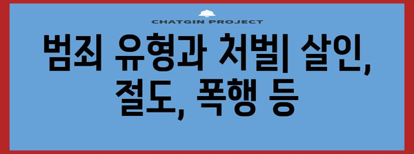형법 개론| 핵심 개념과 용어 정리 | 법률, 범죄, 처벌, 형사법