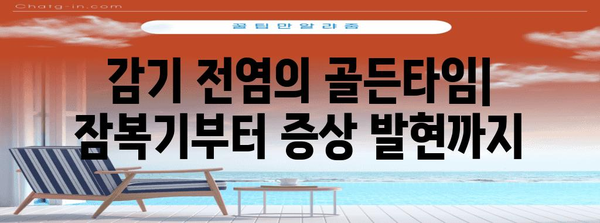 감기 전염 과정 시간대별 안내서