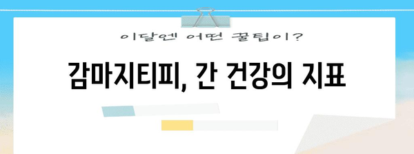 감마지티피 상승의 원인과 영향 | 간 질환의 이해