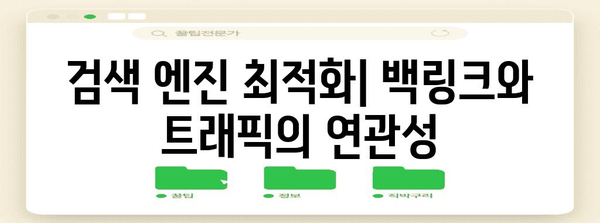 Google SEO에서 백링크와 트래픽 최적화 가이드