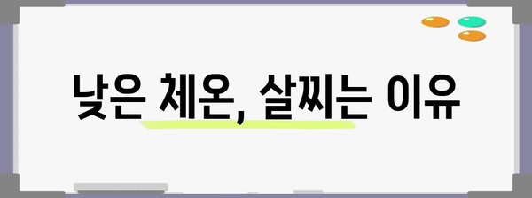 체온 관리 | 비만 관리의 놀라운 열쇠