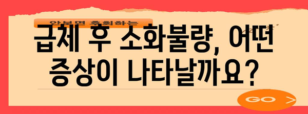 급체 후 소화불량 해결법 | 원인, 증상, 효과적인 방법