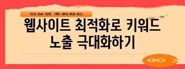 키워드를 통해 리드 생성 가속화 전략
