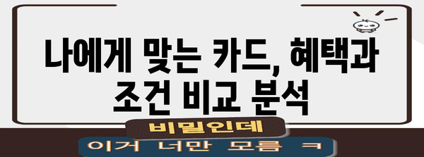 신용카드 맞춤 추천 | 혜택 비교와 신용카드 발급 가이드