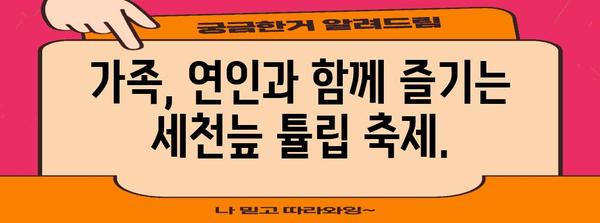 세천늪의 숨겨진 보석 | 달성군의 튤립 축제