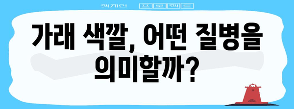 가래 증상과 색깔의 의미 | 호흡기 질환 이해하기