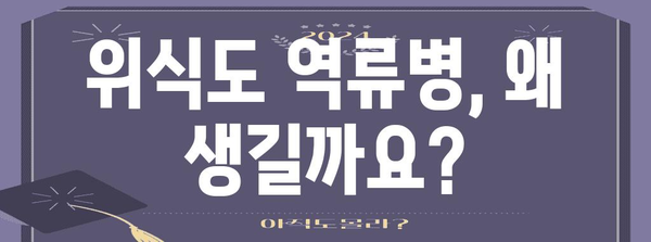 위식도 역류병 | 원인과 해결책, 예방법까지
