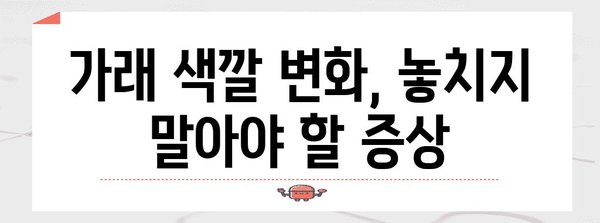 가래 색상별 원인과 증상 파악하기