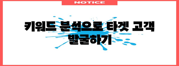 키워드를 통해 리드 생성 가속화 전략