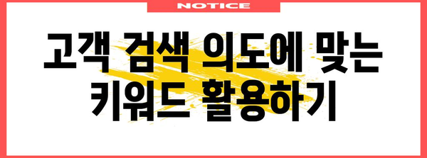 키워드를 통해 리드 생성 가속화 전략