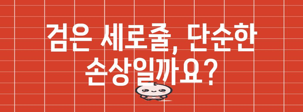 손톱의 신호 | 검은 세로줄의 건강적 의미