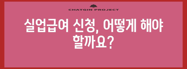 퇴사와 실업급여 신청 가이드 | 조건, 금액, 신청 방법