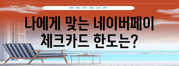 네이버페이 체크카드 한도 설정 | 은행별 비교 가이드