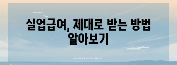 실업급여 신청 전략 | 계산부터 나이 제한까지
