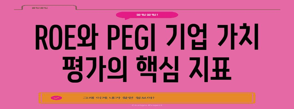 미국 주식 투자의 핵심 개념 | ROE, PEG, 증권사 리포트 분석