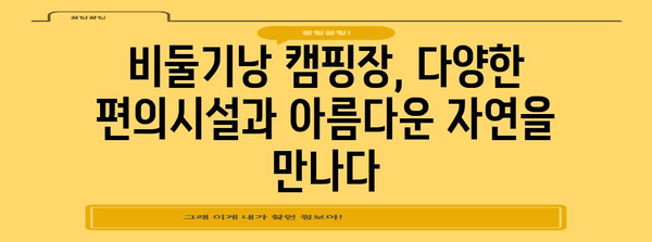 포천 비둘기낭 오토캠핑장 | 자연 속 힐링의 천국