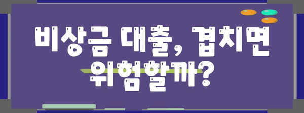 비상금 대출 중복 가능성 판단 | 거절 사유 확인하기