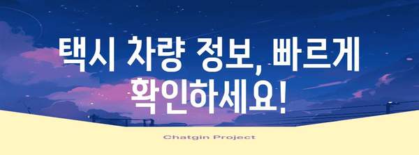 티머니 택시 분실물 찾기 성공 가이드 | 차량 조회 팁