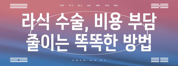 라식 수술 비용 절약과 만족도 향상 팁