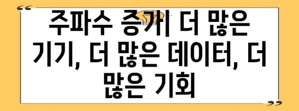 주파수 증가 | 통신 환경 변화의 영향