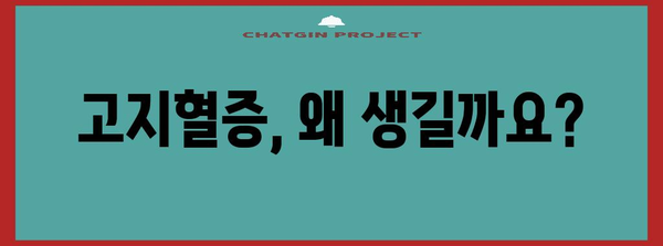 고지혈증 탈출 | 원인, 대처법, 건강한 관리 팁