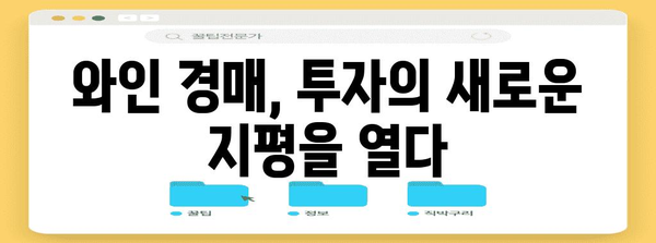 와인 경매 확대판 | 지혜로운 투자를 위한 새로운 길