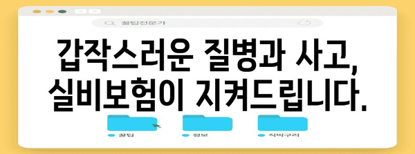 의료비 부담 줄이기 | 실비보험 가입의 장점