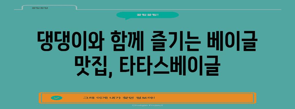 창원에서 애견과 함께 즐기는 행복한 맛집 베이글 타타스베이글