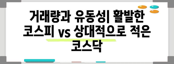 코스피 vs 코스닥 | 투자 전 꼭 알아야 할 차이점
